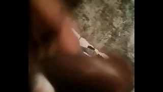 Indian teen jerks off black bushwa